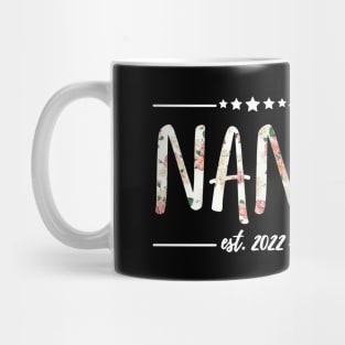 Nana Est 2022, floral Print Mug